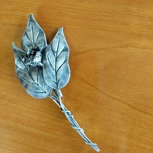 VINTAGE COROCRAFT STERLING BROOCH!